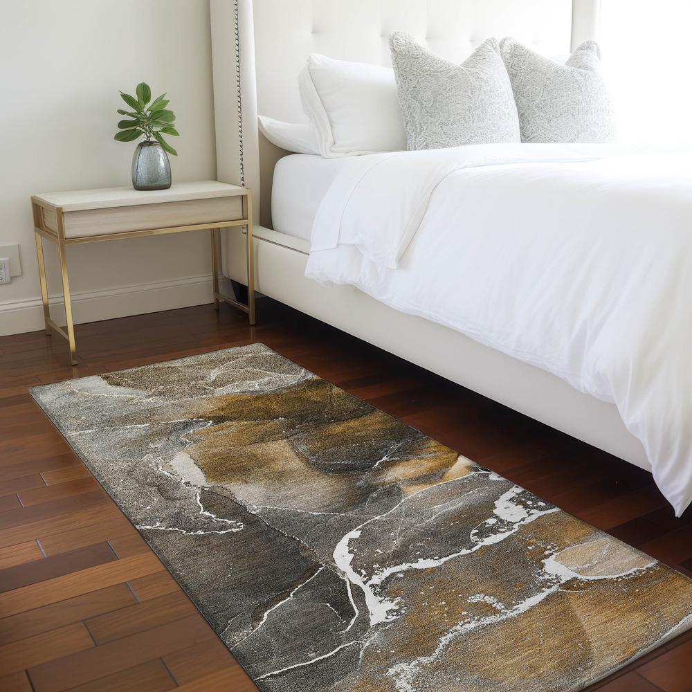 Chantille ACN503 Brown 2'3" x 7'6" Rug. Picture 6