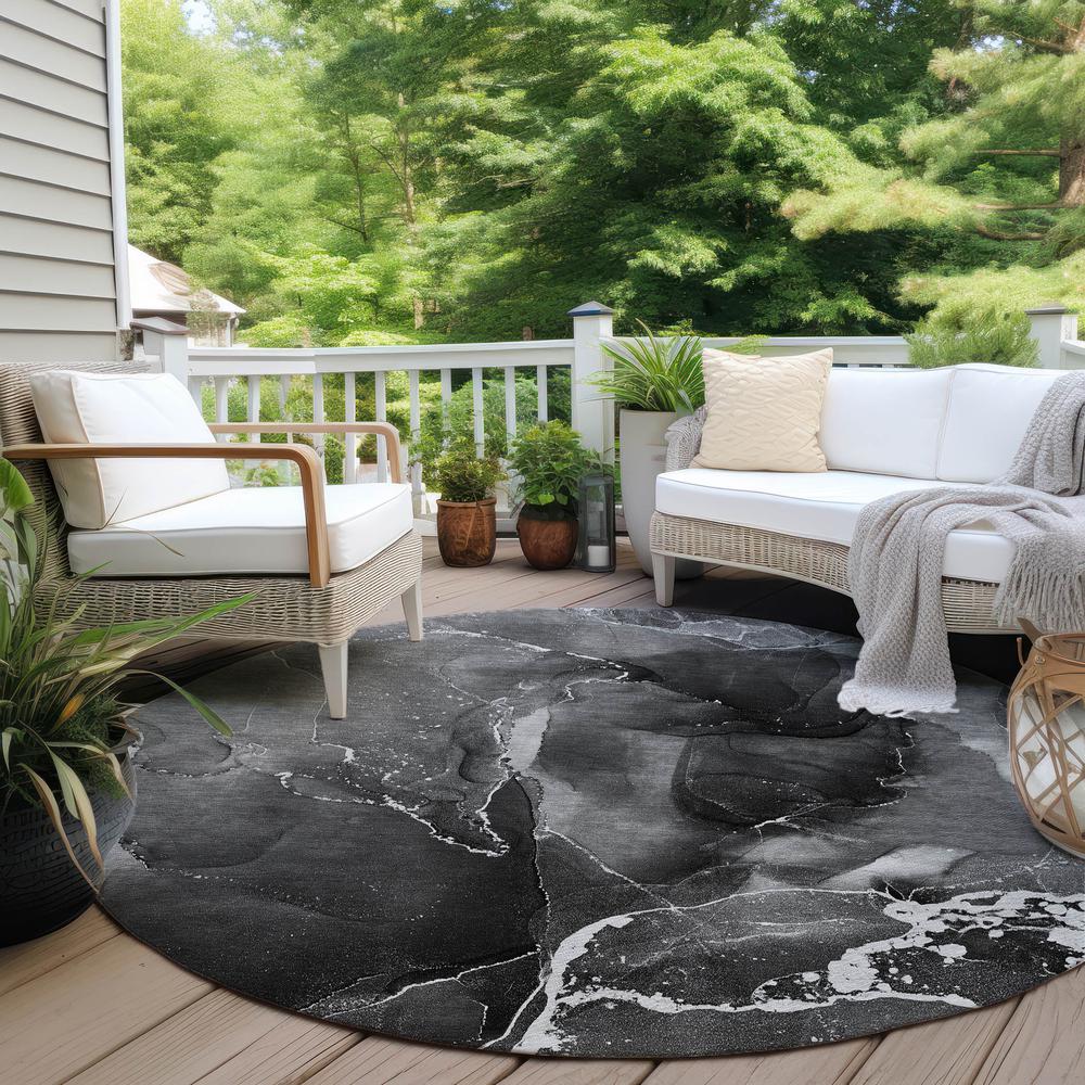 Chantille ACN503 Gray 8' x 8' Rug. Picture 7