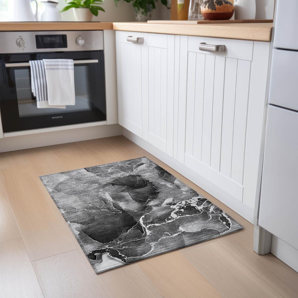 Chantille ACN503 Gray 1'8" x 2'6" Rug. Picture 6