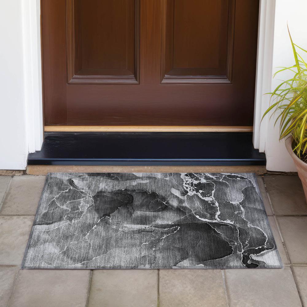 Chantille ACN503 Gray 1'8" x 2'6" Rug. Picture 7