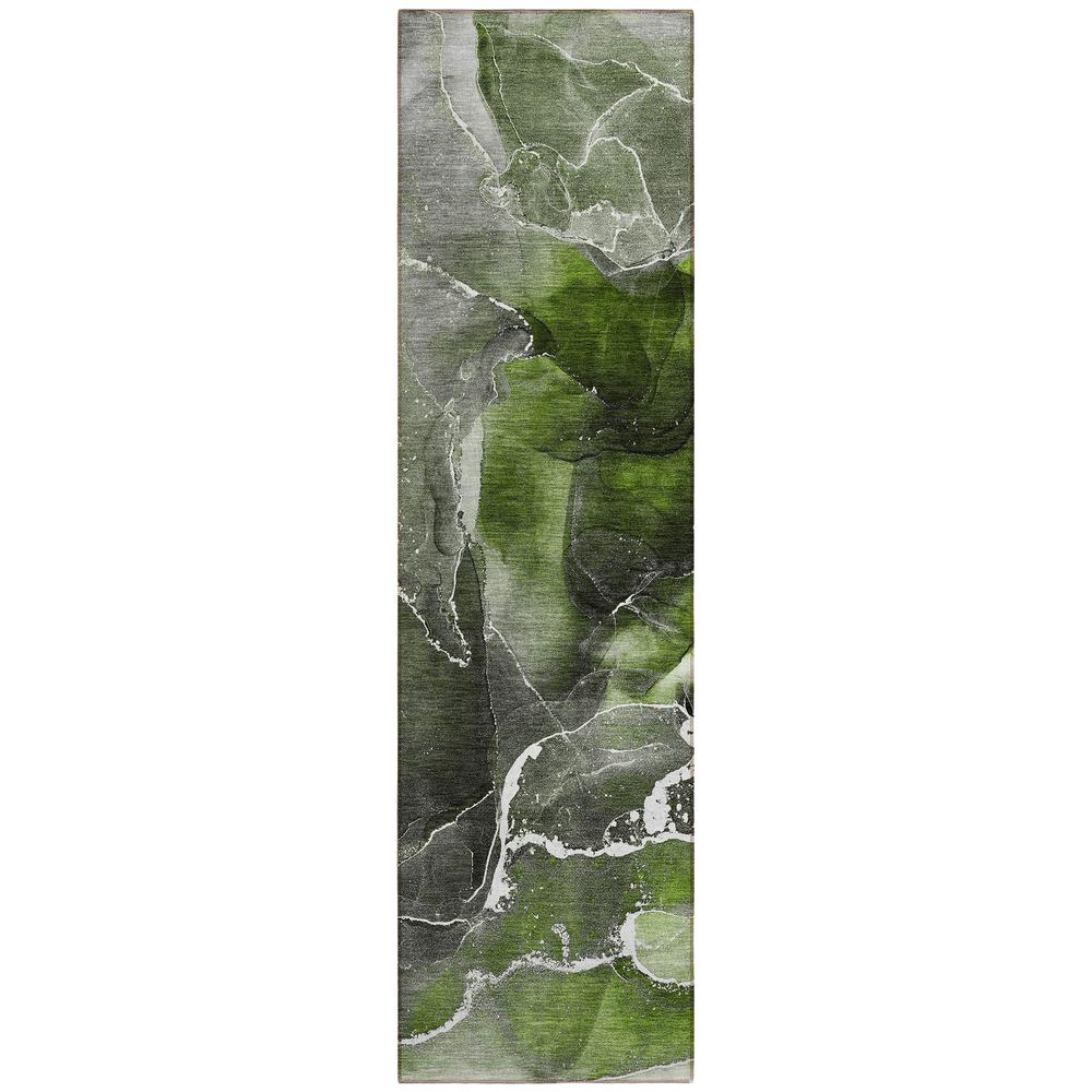 Chantille ACN503 Green 2'3" x 7'6" Rug. Picture 1