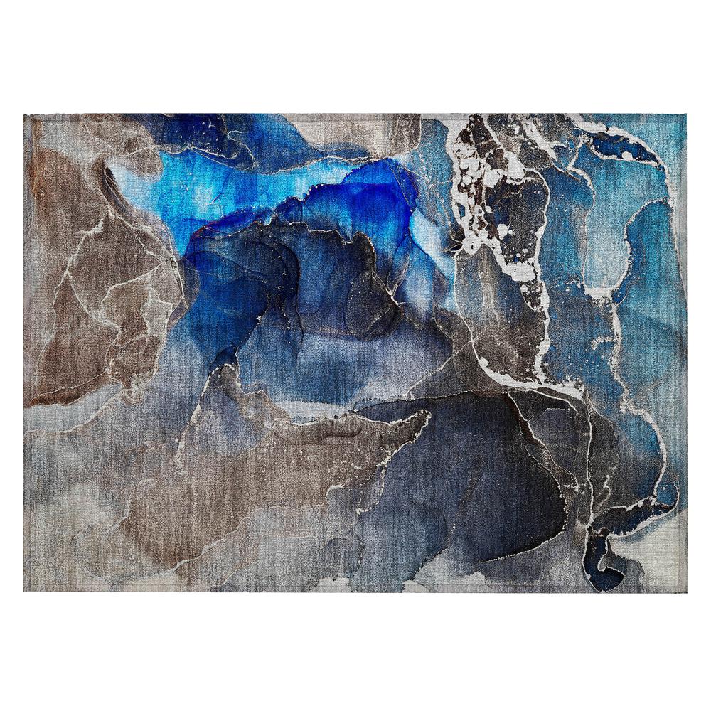 Chantille ACN503 Blue 1'8" x 2'6" Rug. Picture 1