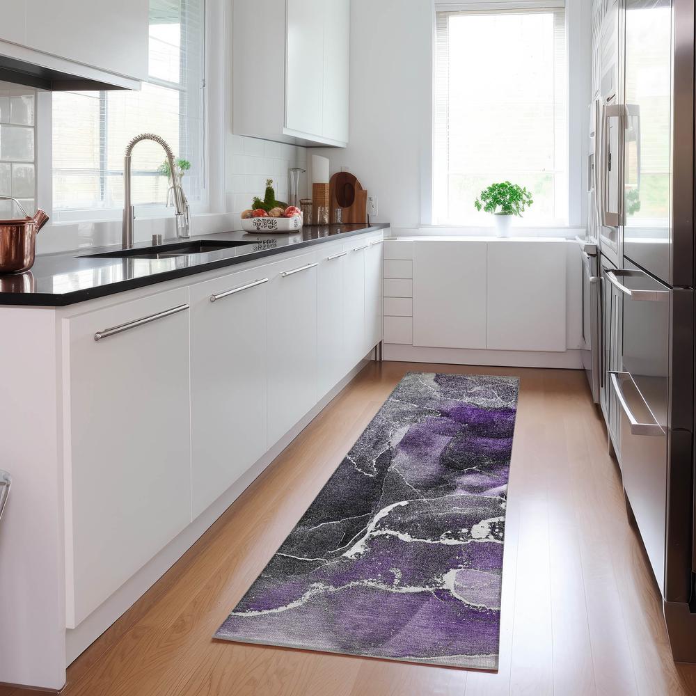 Chantille ACN503 Purple 2'3" x 7'6" Rug. Picture 6