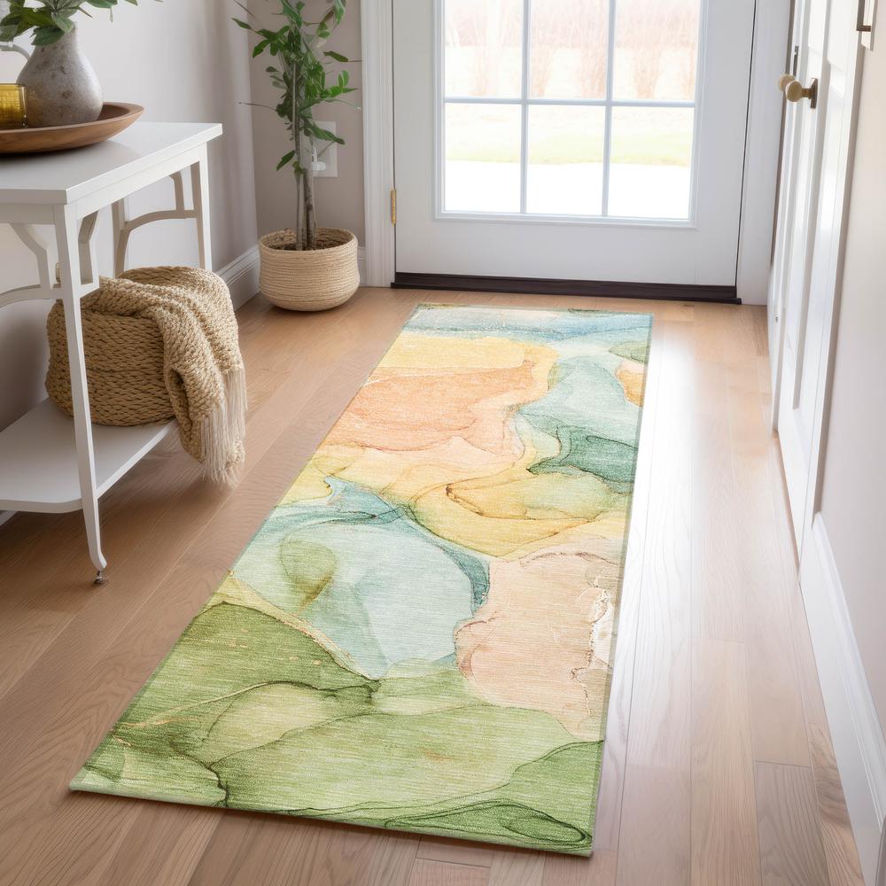 Chantille ACN504 Blue 2'3" x 7'6" Rug. Picture 6