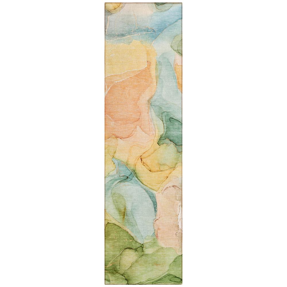 Chantille ACN504 Blue 2'3" x 7'6" Rug. Picture 1