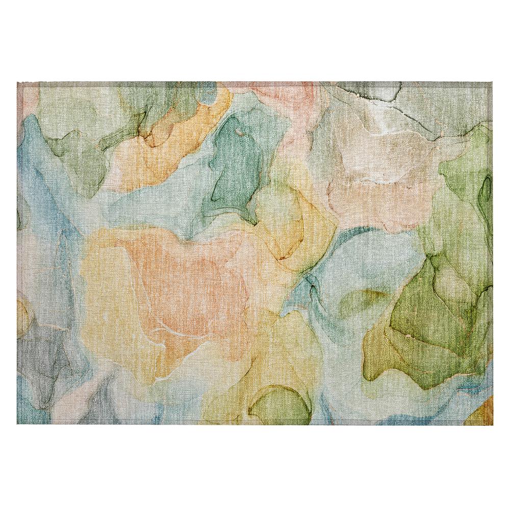 Chantille ACN504 Blue 1'8" x 2'6" Rug. Picture 1