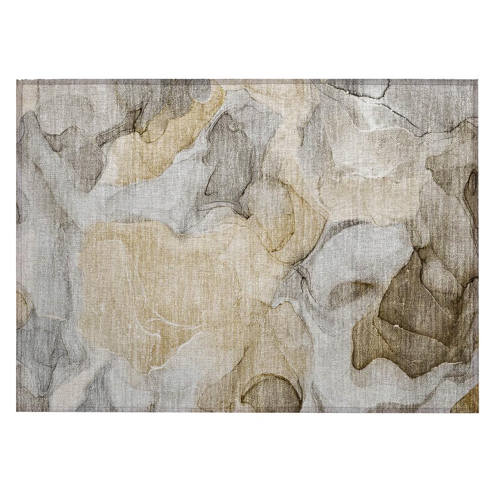 Chantille ACN504 Brown 1'8" x 2'6" Rug. Picture 1