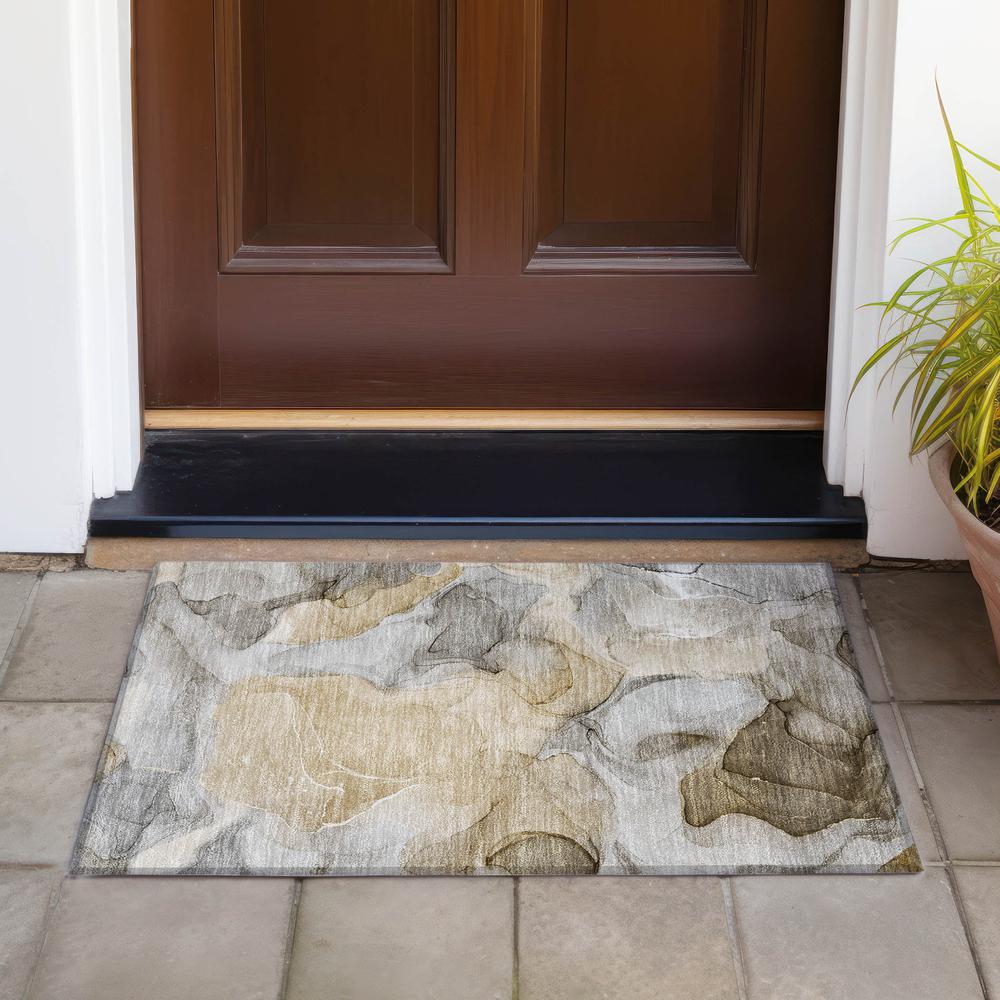 Chantille ACN504 Brown 1'8" x 2'6" Rug. Picture 7