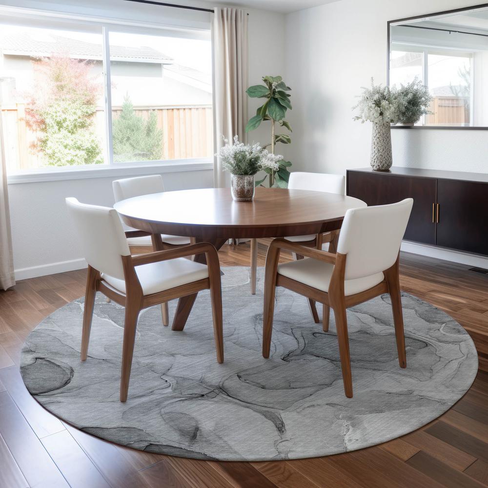 Chantille ACN504 Gray 8' x 8' Rug. Picture 6