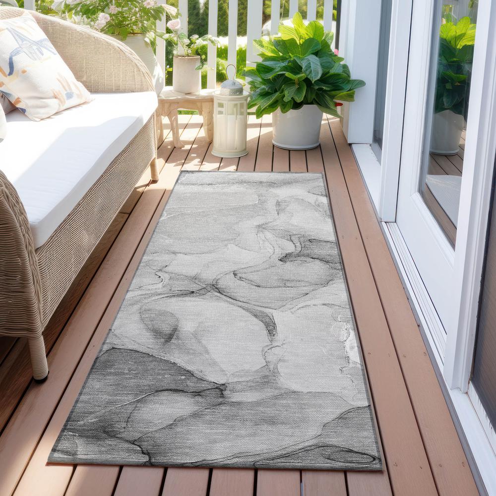 Chantille ACN504 Gray 2'3" x 7'6" Rug. Picture 7