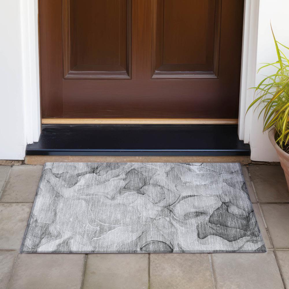 Chantille ACN504 Gray 1'8" x 2'6" Rug. Picture 7