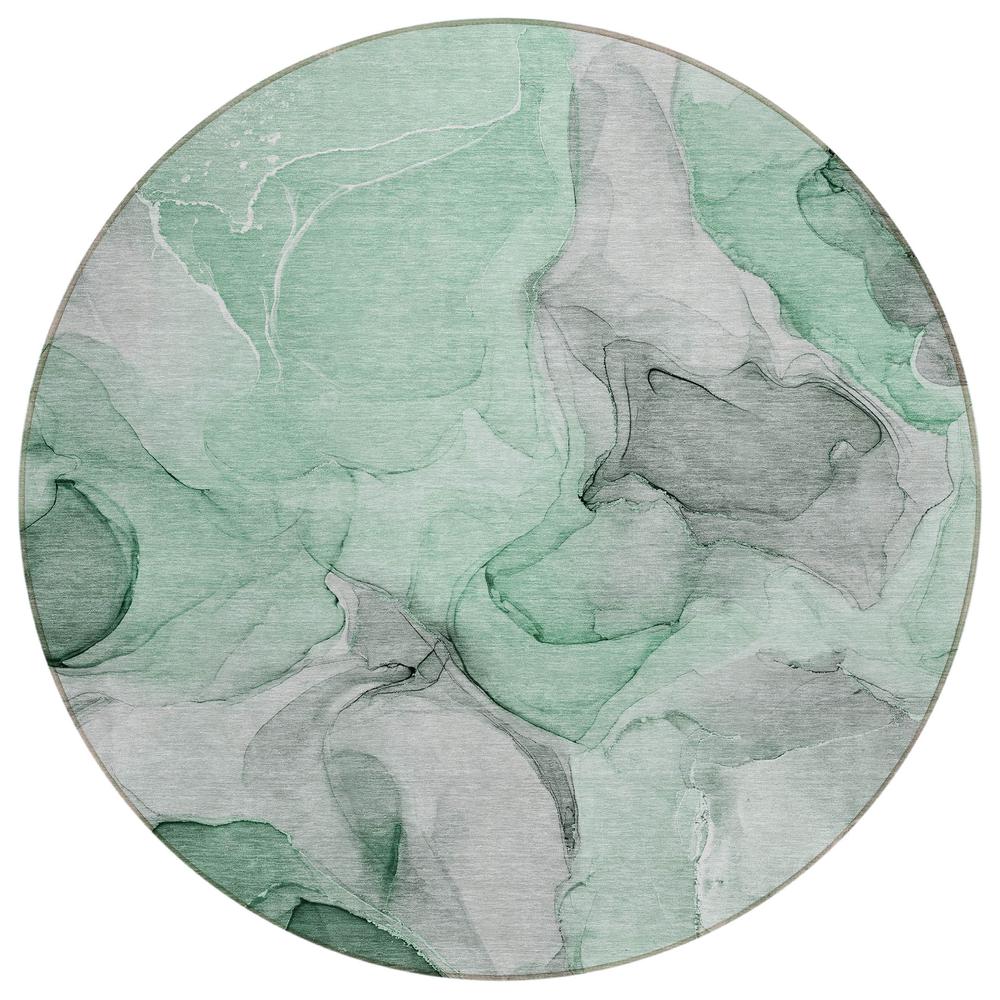Chantille ACN504 Green 8' x 8' Rug. Picture 1