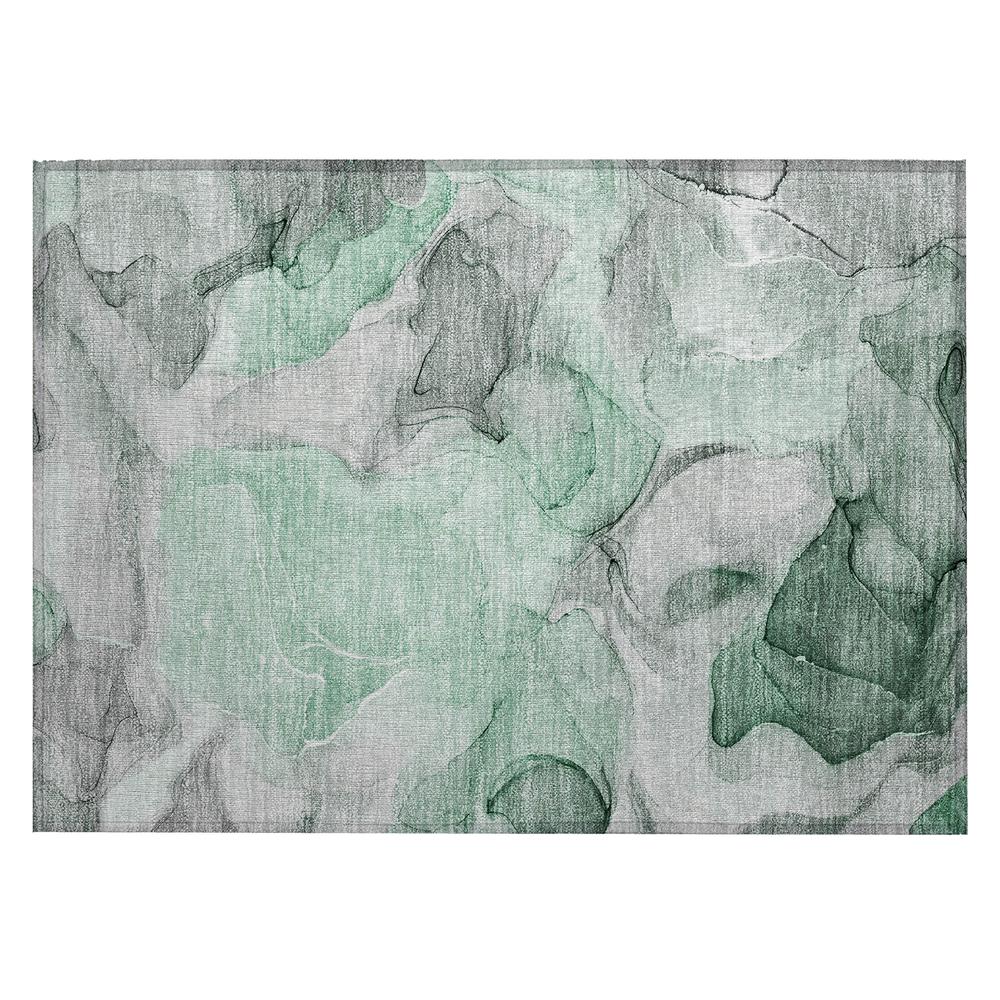 Chantille ACN504 Green 1'8" x 2'6" Rug. Picture 1
