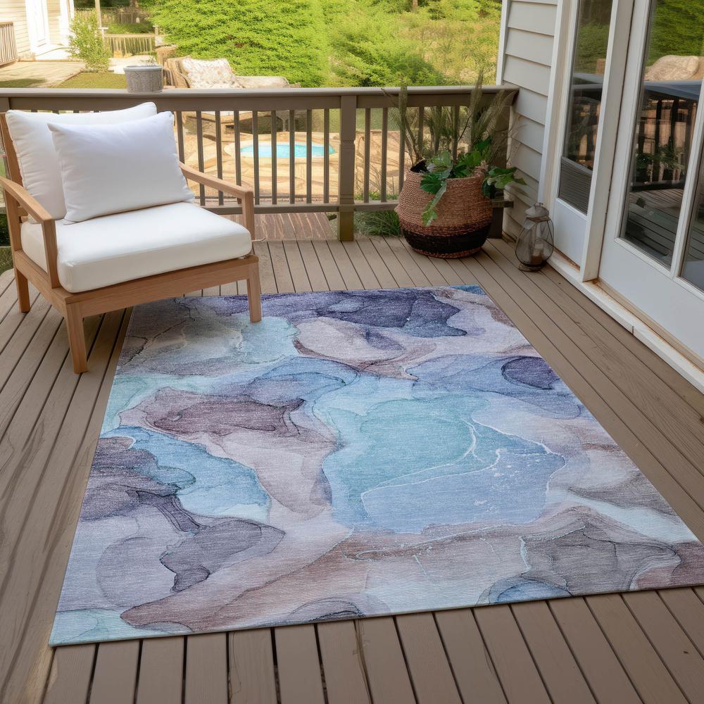 Chantille ACN504 Blue 2'6" x 3'10" Rug. Picture 9