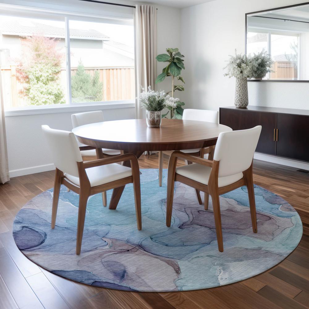 Chantille ACN504 Blue 8' x 8' Rug. Picture 6
