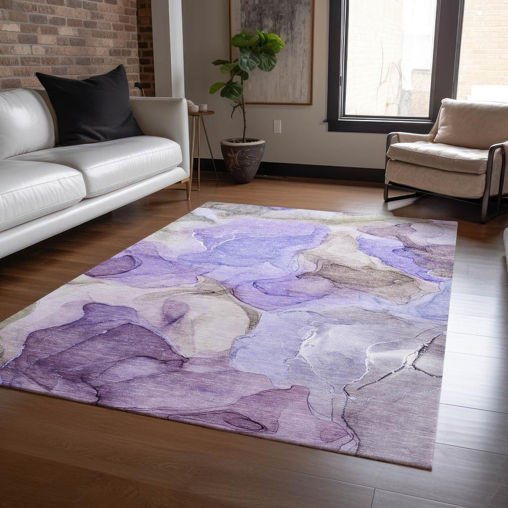 Chantille ACN504 Purple 2'6" x 3'10" Rug. Picture 6
