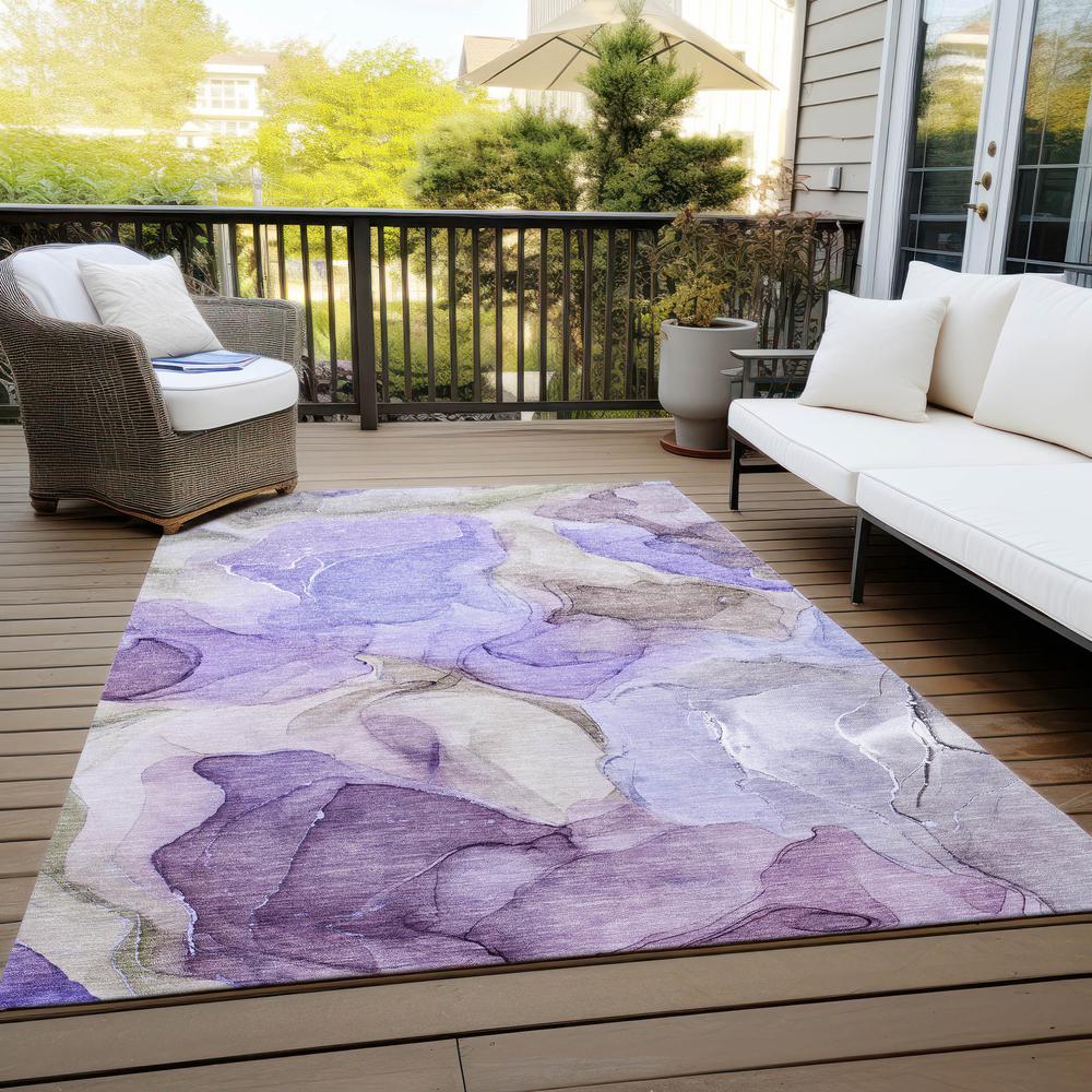 Chantille ACN504 Purple 2'6" x 3'10" Rug. Picture 8