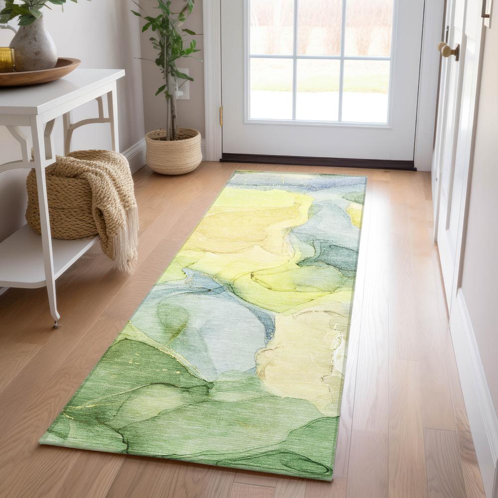 Chantille ACN504 Gold 2'3" x 7'6" Rug. Picture 6