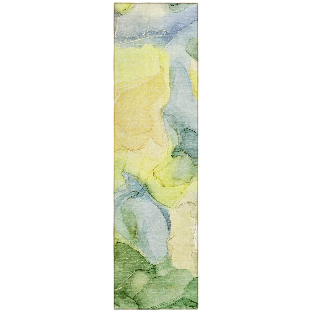 Chantille ACN504 Gold 2'3" x 7'6" Rug. Picture 1