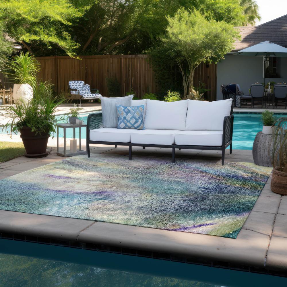 Chantille ACN505 Blue 2'6" x 3'10" Rug. Picture 8