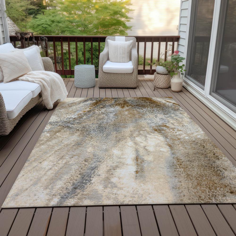 Chantille ACN505 Brown 2'6" x 3'10" Rug. Picture 9