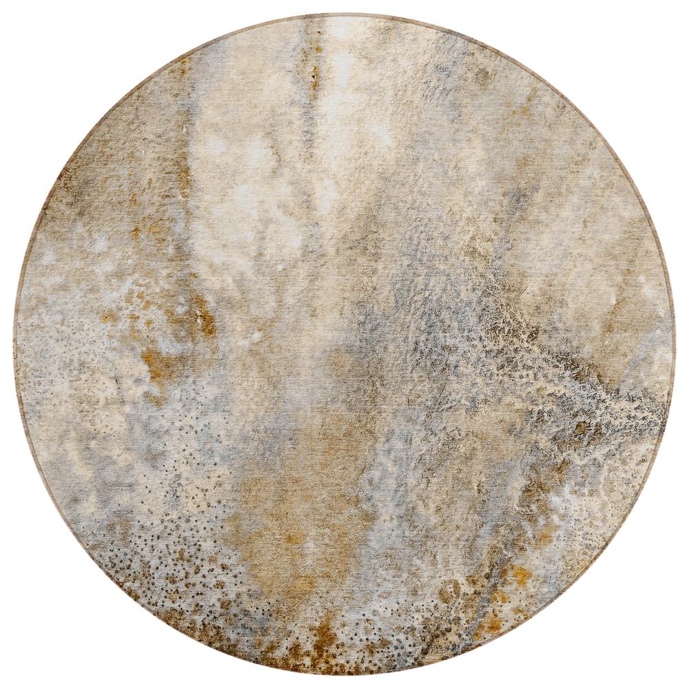 Chantille ACN505 Brown 8' x 8' Rug. Picture 1