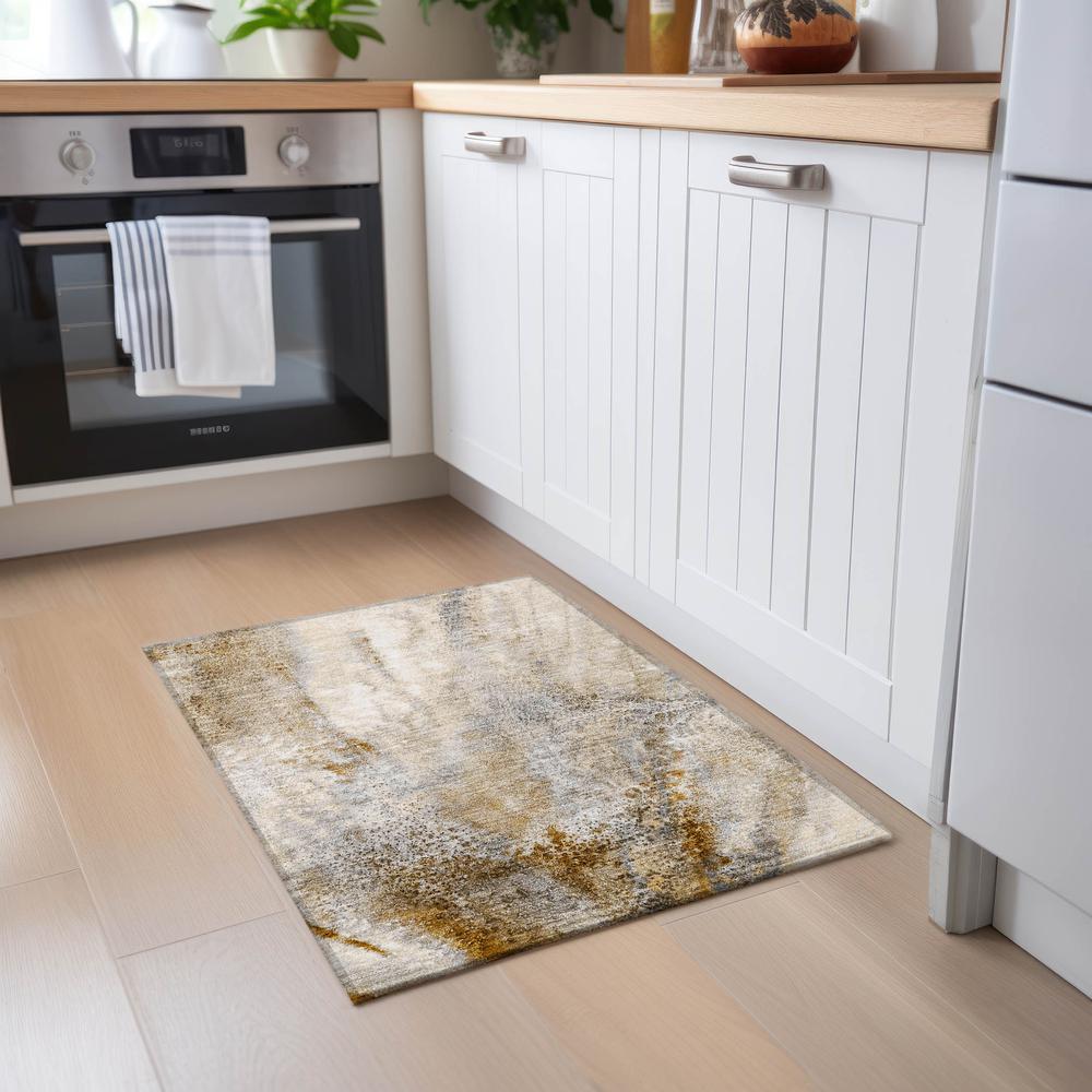 Chantille ACN505 Brown 1'8" x 2'6" Rug. Picture 6