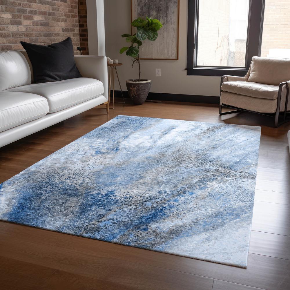 Chantille ACN505 Blue 2'6" x 3'10" Rug. Picture 7