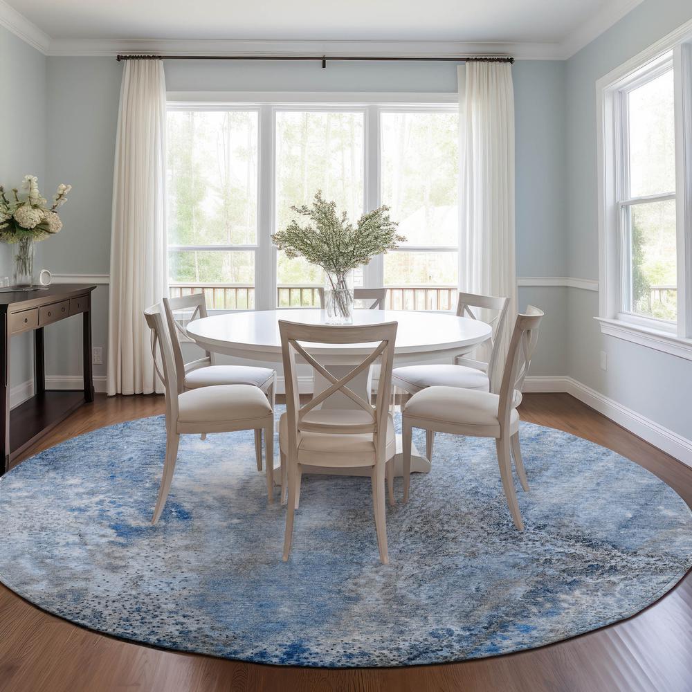 Chantille ACN505 Blue 8' x 8' Rug. Picture 6