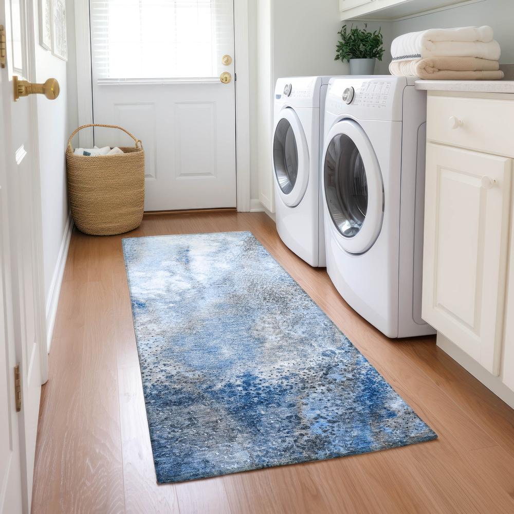 Chantille ACN505 Blue 2'3" x 7'6" Rug. Picture 6