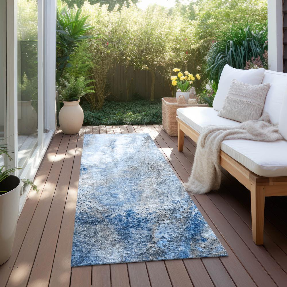 Chantille ACN505 Blue 2'3" x 7'6" Rug. Picture 7