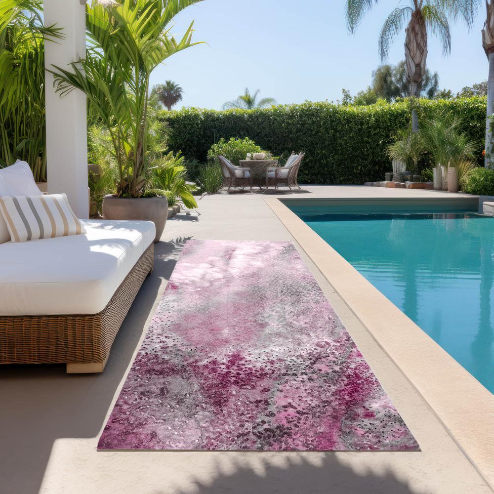 Chantille ACN505 Pink 2'3" x 7'6" Rug. Picture 7