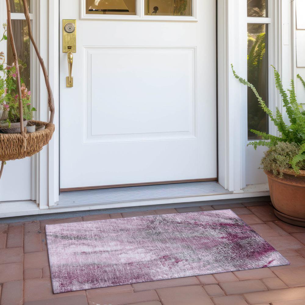 Chantille ACN505 Pink 1'8" x 2'6" Rug. Picture 7