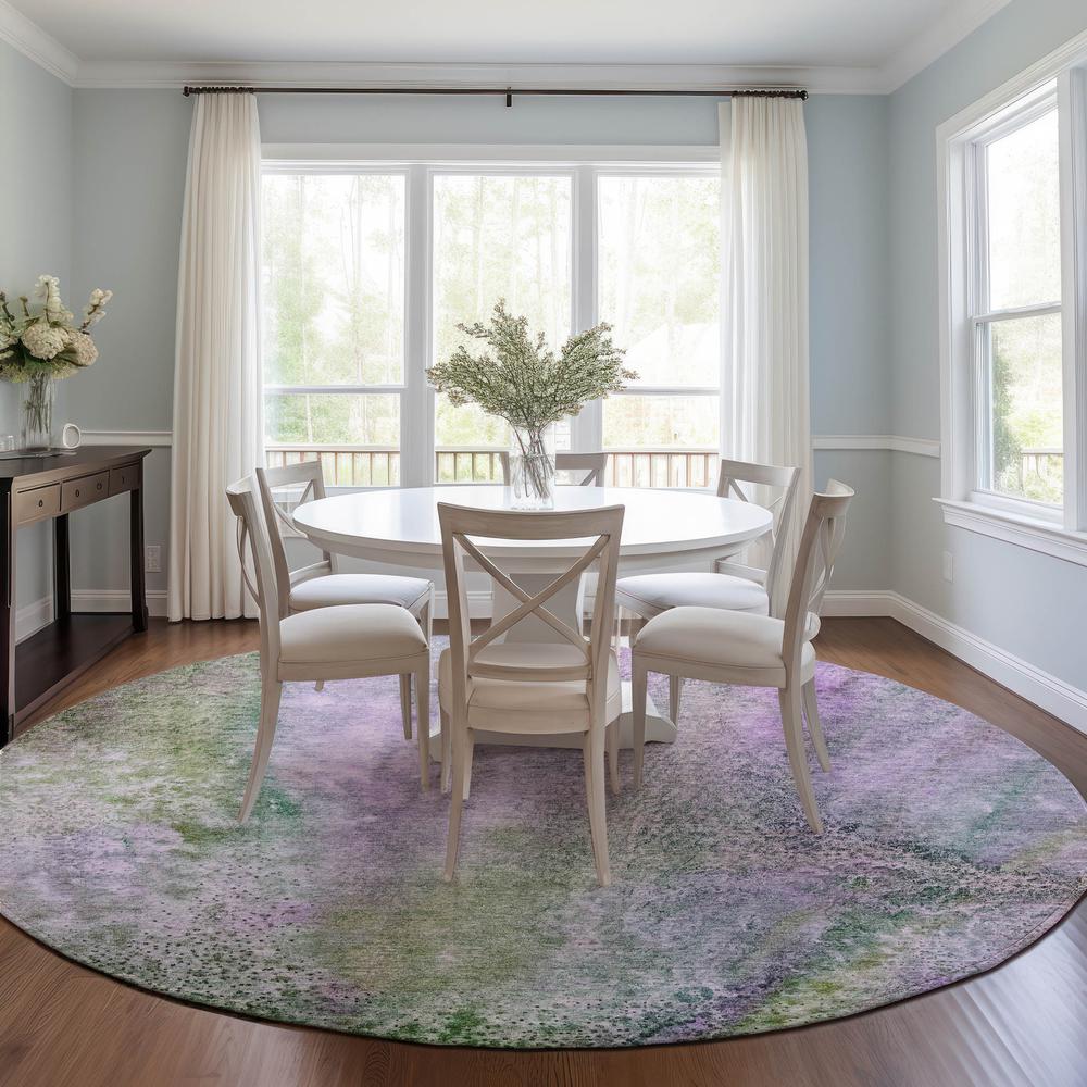 Chantille ACN505 Purple 8' x 8' Rug. Picture 6