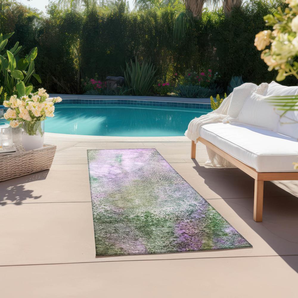 Chantille ACN505 Purple 2'3" x 7'6" Rug. Picture 7