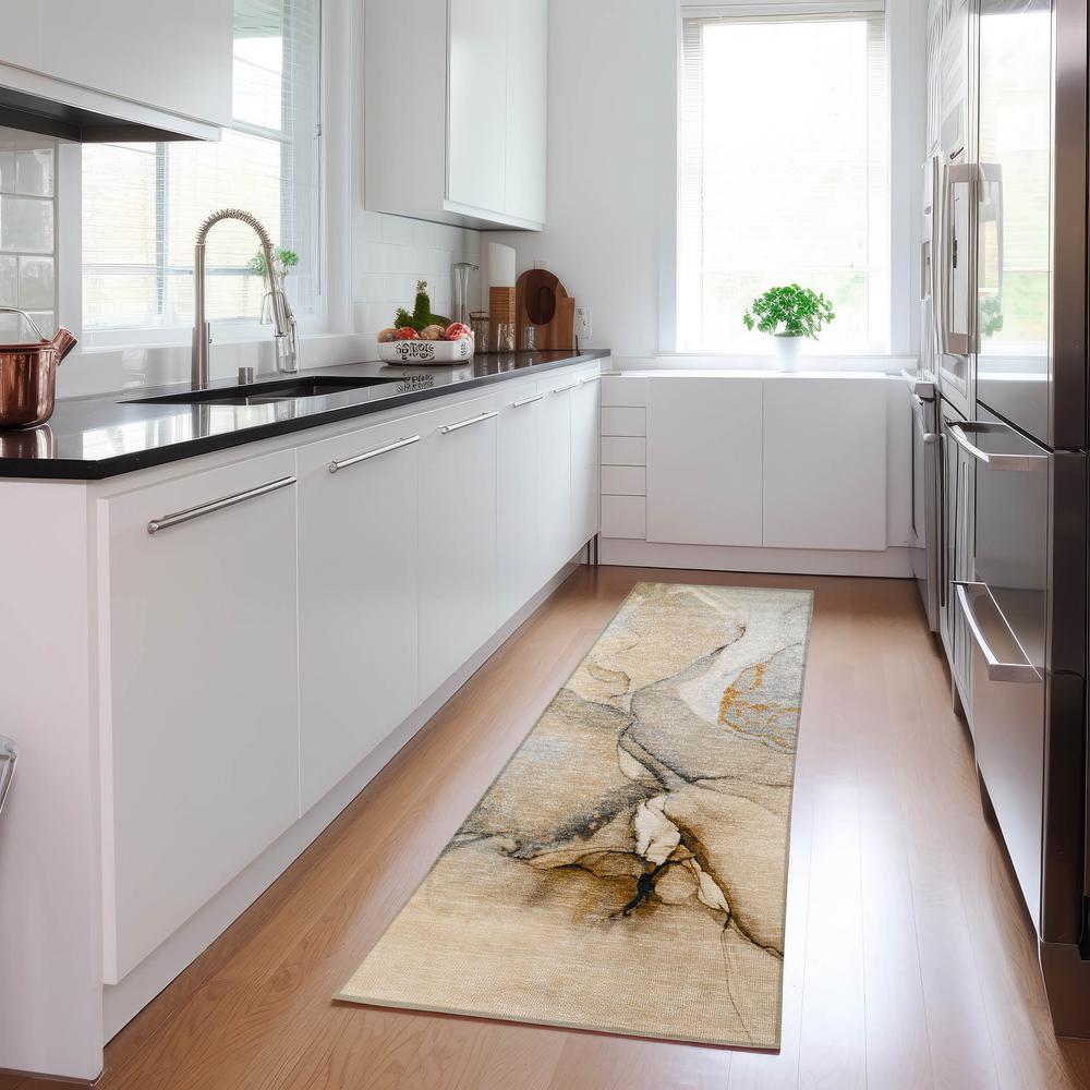 Chantille ACN506 Brown 2'3" x 7'6" Rug. Picture 6