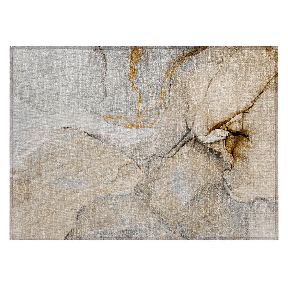 Chantille ACN506 Brown 1'8" x 2'6" Rug. Picture 1