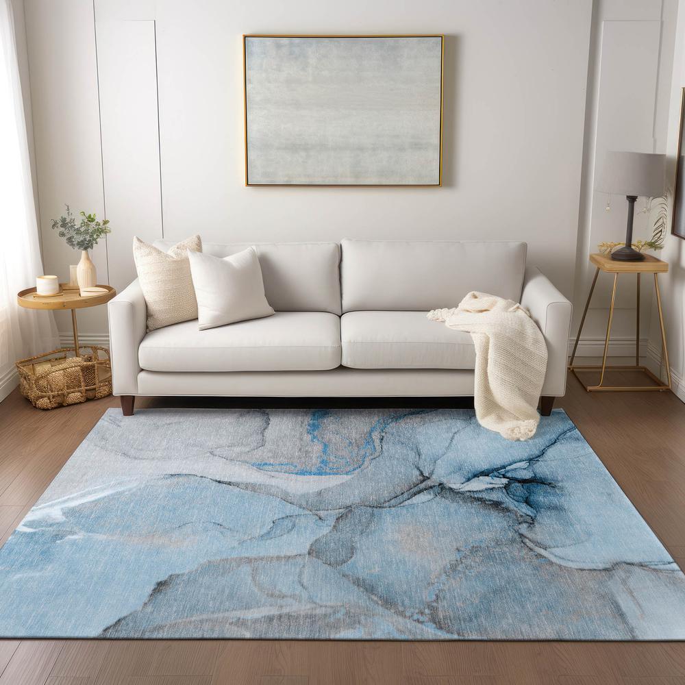 Chantille ACN506 Blue 2'6" x 3'10" Rug. Picture 6