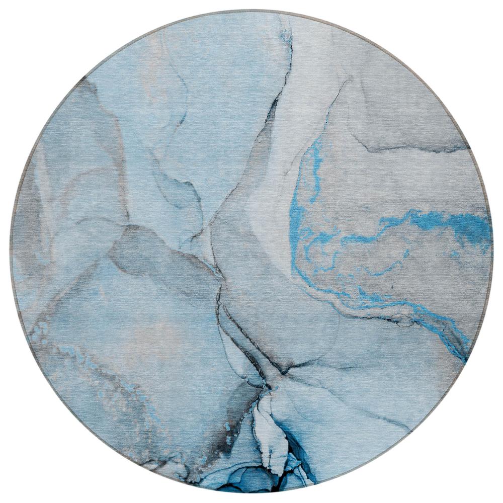 Chantille ACN506 Blue 8' x 8' Rug. Picture 1