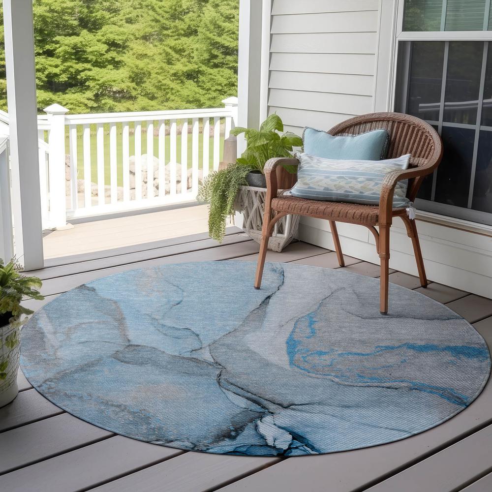 Chantille ACN506 Blue 8' x 8' Rug. Picture 8