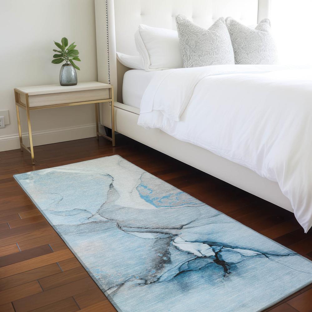 Chantille ACN506 Blue 2'3" x 7'6" Rug. Picture 6