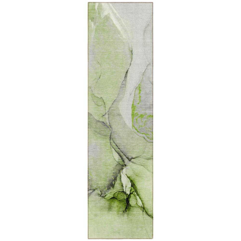 Chantille ACN506 Green 2'3" x 7'6" Rug. Picture 1