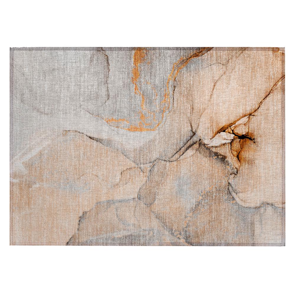 Chantille ACN506 Orange 1'8" x 2'6" Rug. Picture 1