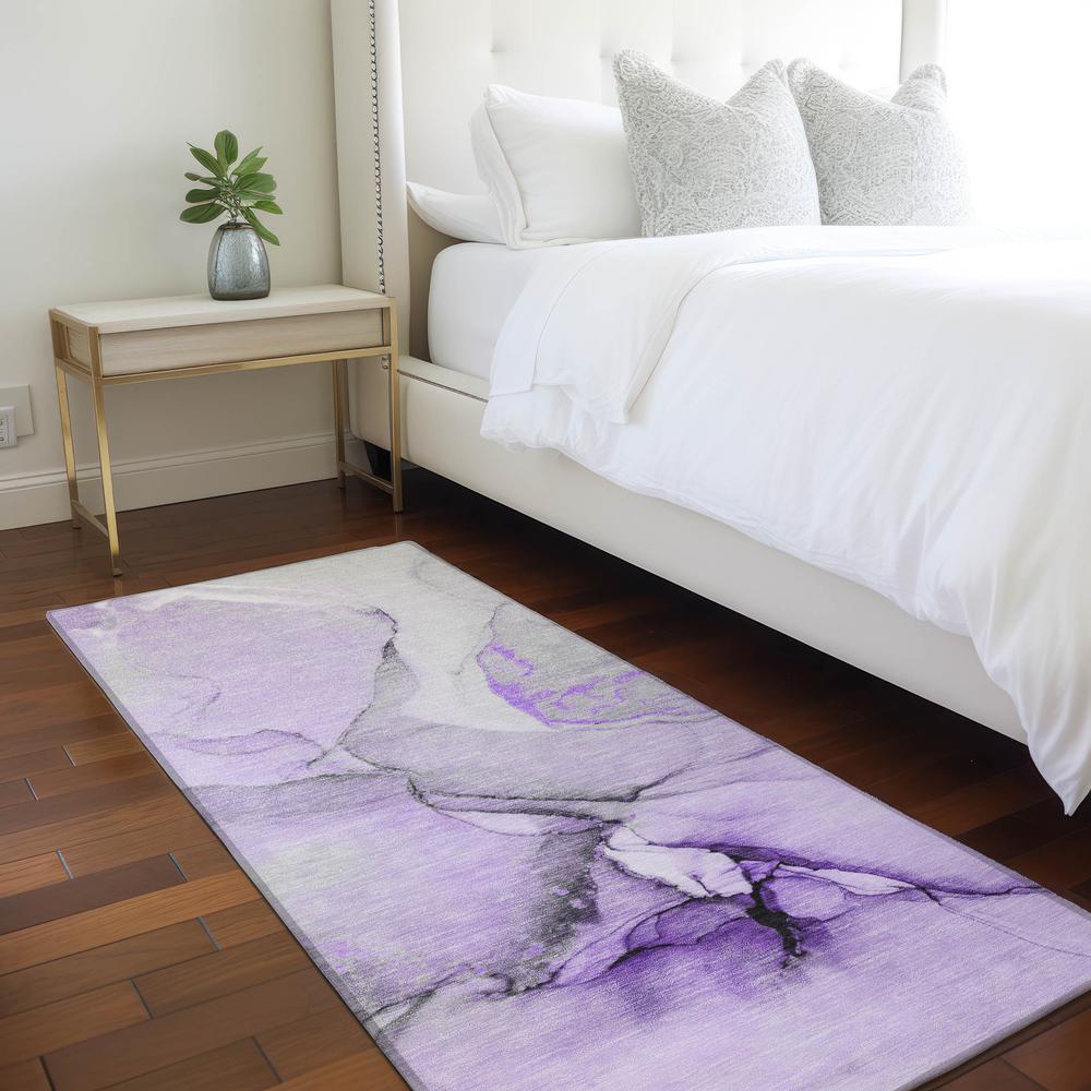 Chantille ACN506 Purple 2'3" x 7'6" Rug. Picture 6