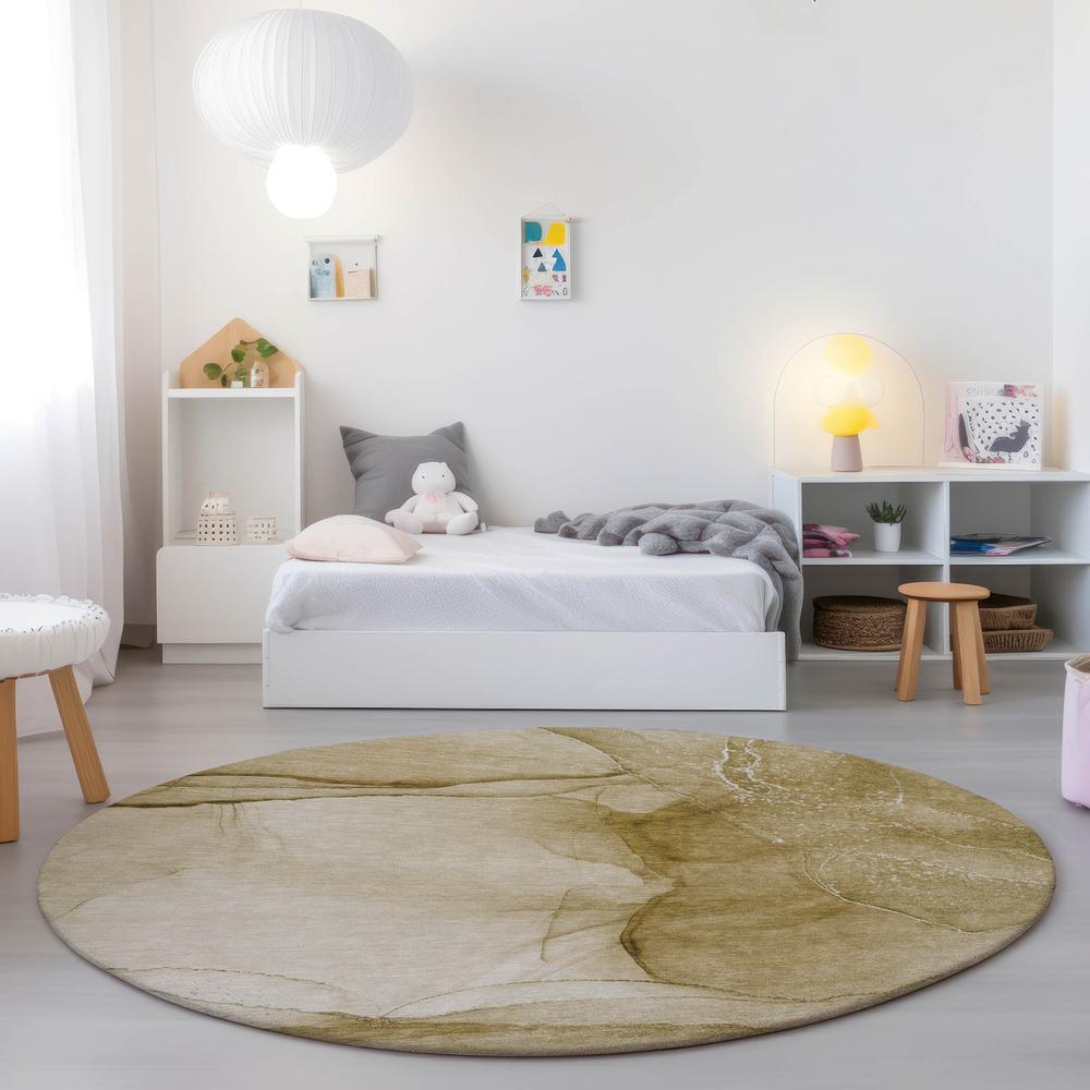 Chantille ACN507 Brown 8' x 8' Rug. Picture 6