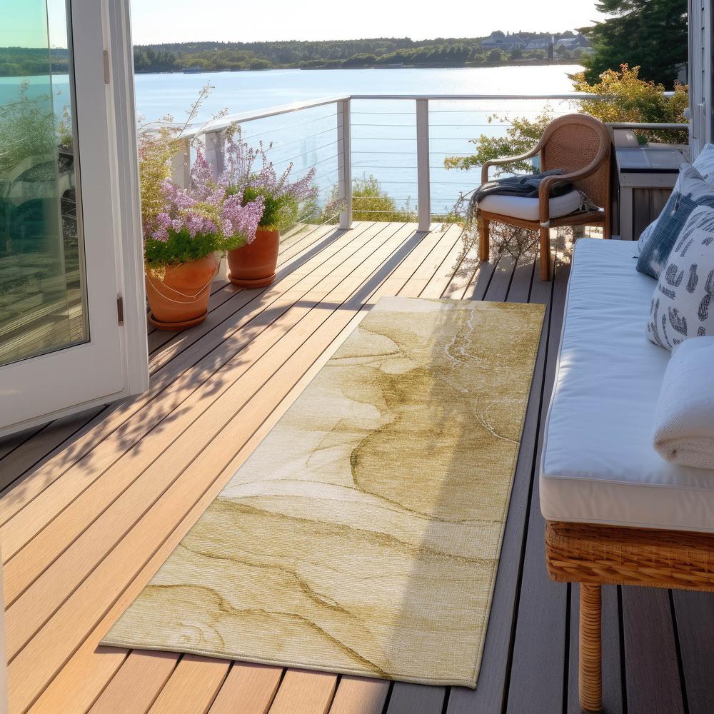 Chantille ACN507 Brown 2'3" x 7'6" Rug. Picture 7