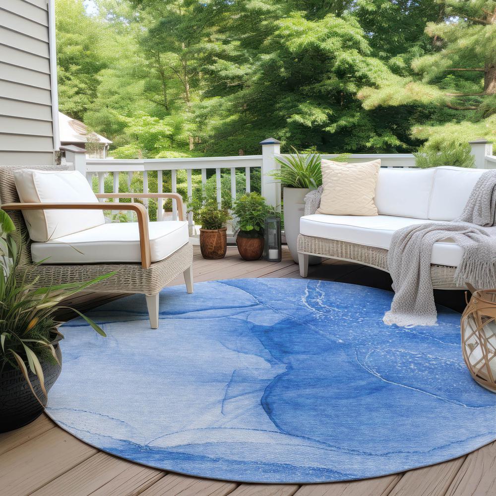 Chantille ACN507 Blue 8' x 8' Rug. Picture 7