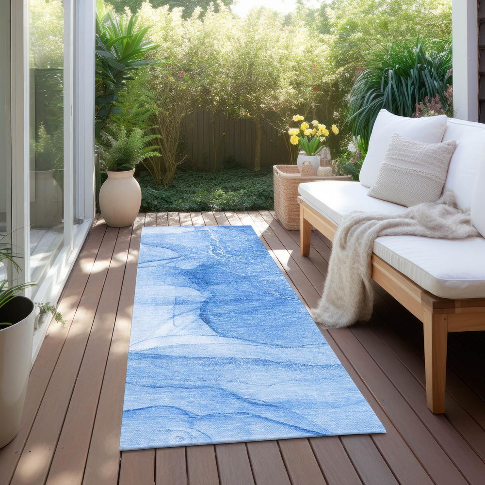 Chantille ACN507 Blue 2'3" x 7'6" Rug. Picture 7