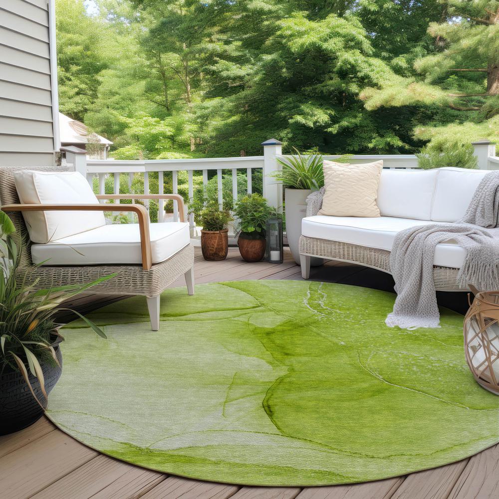 Chantille ACN507 Green 8' x 8' Rug. Picture 7