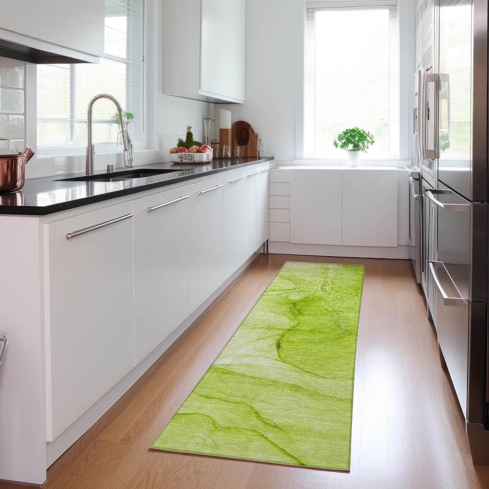 Chantille ACN507 Green 2'3" x 7'6" Rug. Picture 7